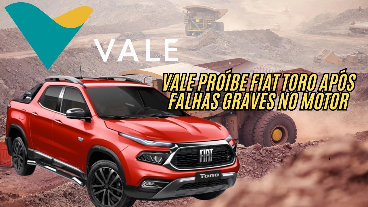 Problemas de desligamento repentino em movimento levaram a mineradora Vale a BANIR todas as Fiat Toro 2.0 diesel de sua frota, composta por mais de 3.000 veículos