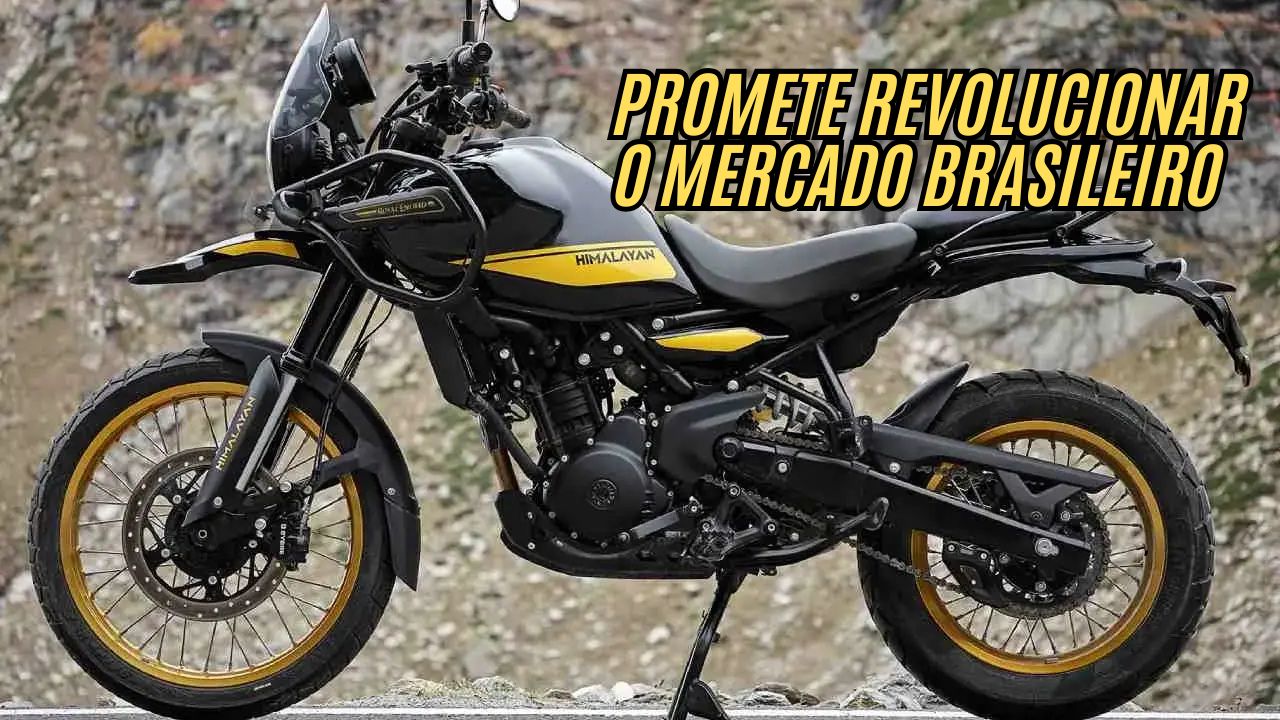 Royal Enfield aposta na Himalayan 450: 40 cv por menos de R$ 20 mil para desmanchar a concorrência