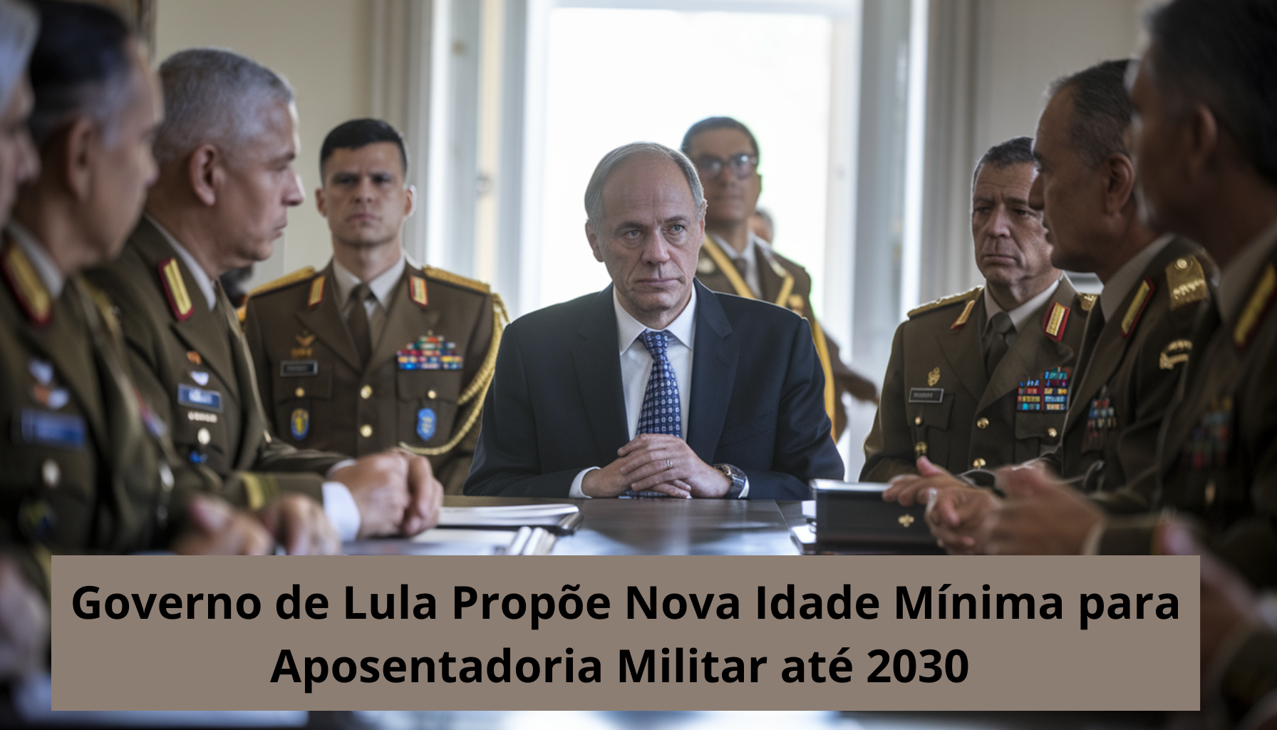 Em reunião com Lula, militares questionam prazo de transição para nova aposentadoria. Entenda as mudanças propostas e os impasses. (Imagem: Reprodução\Canva)