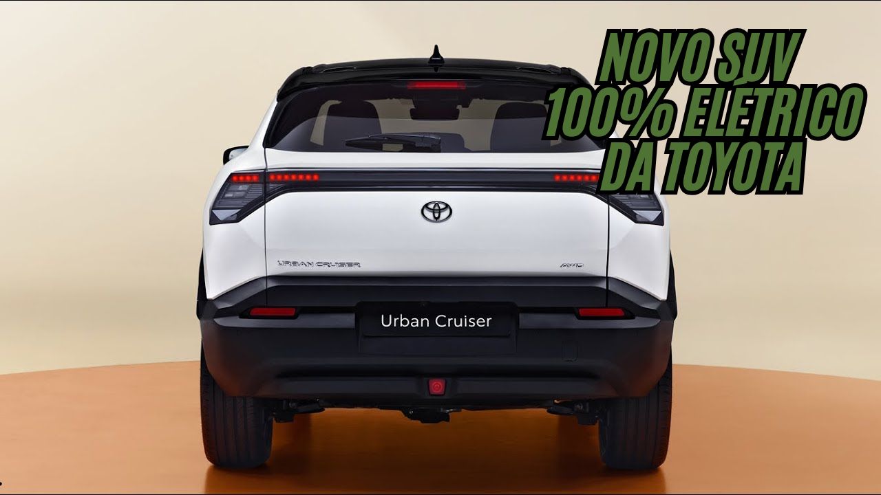 Toyota revoluciona com o Urban Cruiser: O NOVO SUV elétrico da Toyota com 184cv e autonomia surpreendente