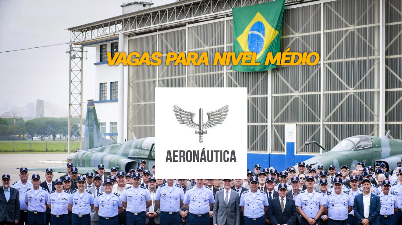 FAB abre 176 vagas para sargentos com ensino médio! Salário inicial de R$ 3.825, inscrições até 2 de janeiro e diversos benefícios!