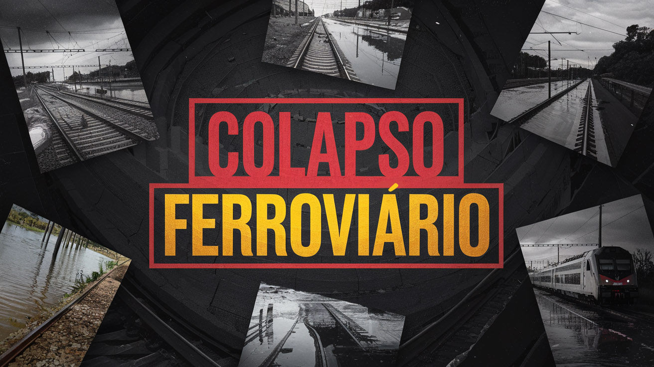 As enchentes de 2024 destruíram 800 km de ferrovias no RS. R$ 4 bilhões são necessários para a reconstrução. Economia em risco!