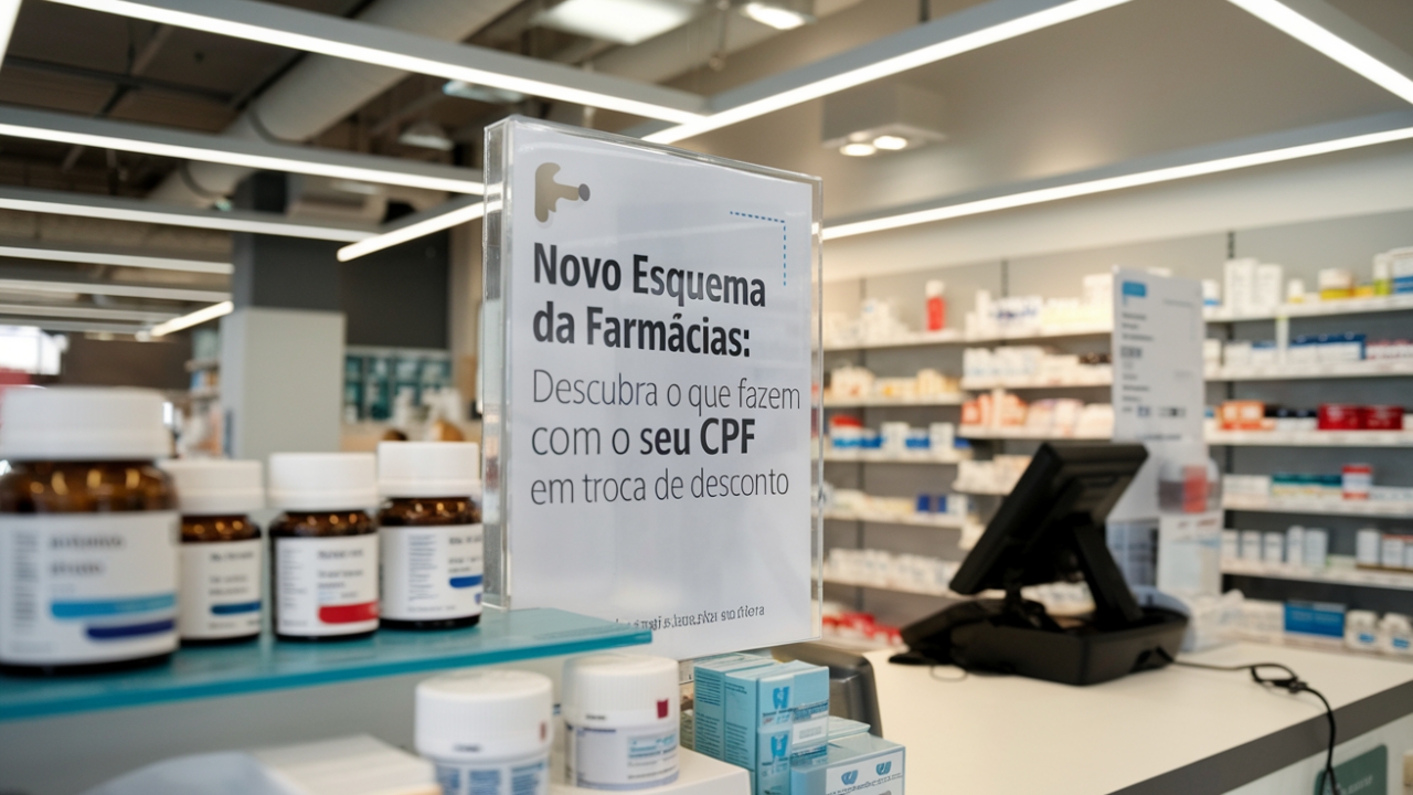 Novo esquema da farmácias: revelado o que fazem com o seu CPF em troca de desconto
