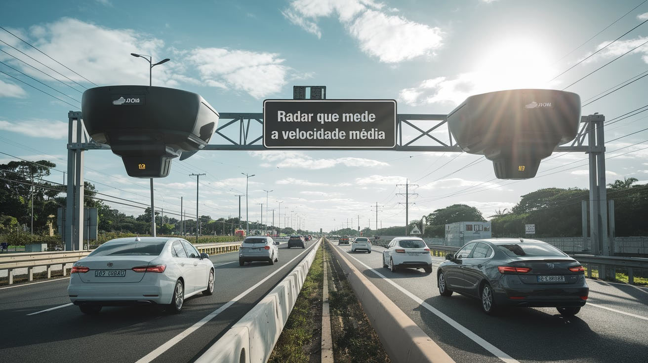 Radares de velocidade média começam a ser testados no Brasil. Tecnologia já reduz acidentes no exterior e pode transformar o trânsito.
