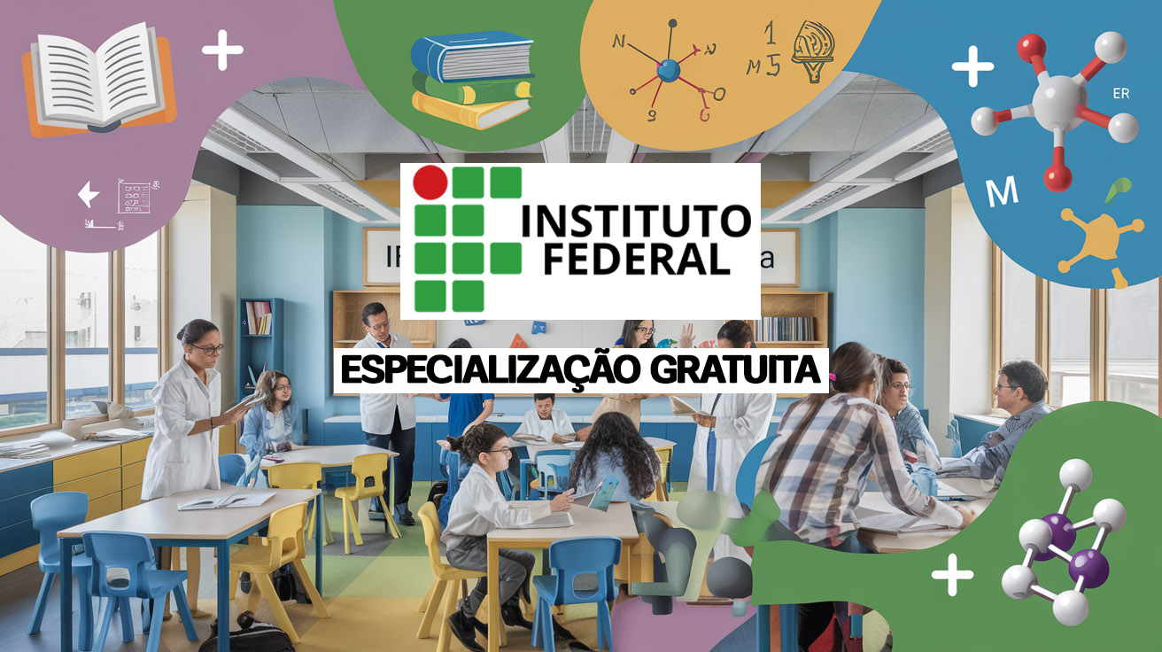 IFSP oferece especialização gratuita em ensino interdisciplinar. Inscreva-se até 09/02/2025 e conquiste sua certificação reconhecida!