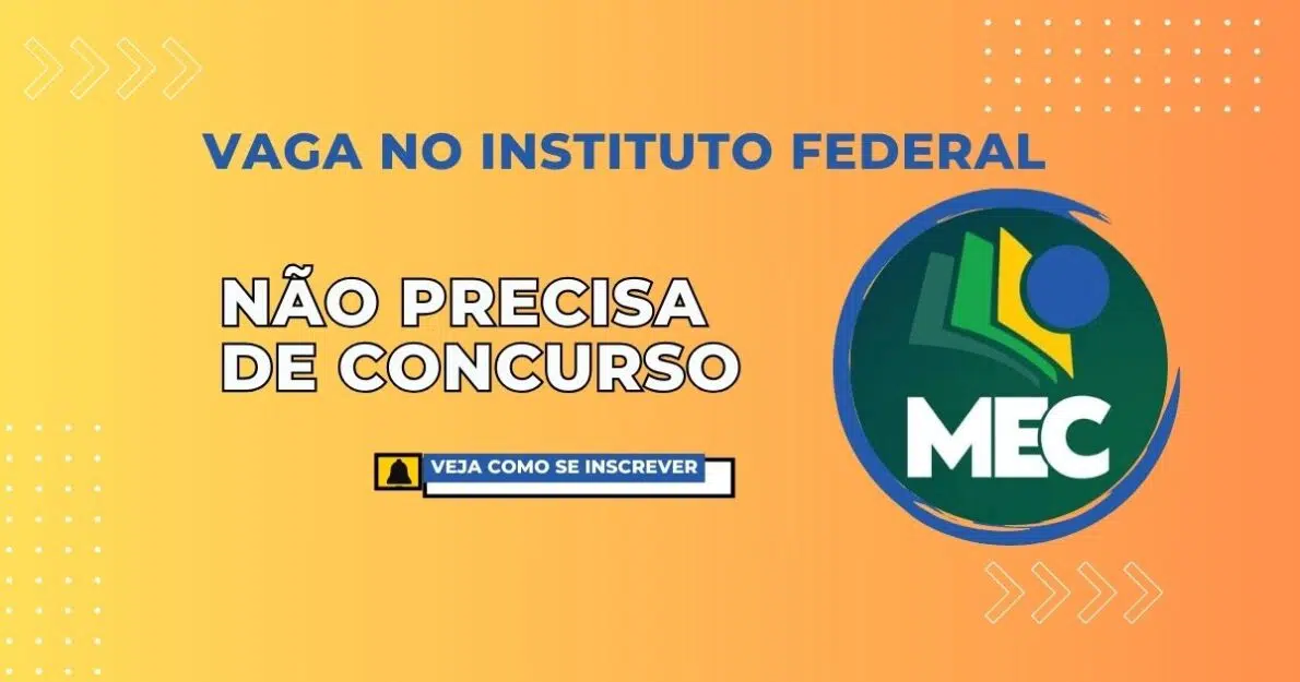Inscreva-se no processo seletivo do IFSP para tutores EAD! Trabalhe 4h/dia e ganhe R$ 1.100,00. Prazo vai até 5/12. Saiba mais!