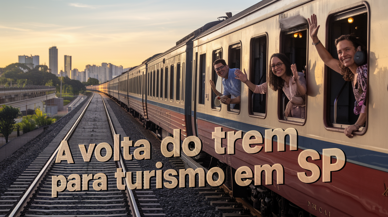 São Paulo aposta no turismo ferroviário, lançando o maior programa do Brasil com investimentos bilionários e expansão histórica.