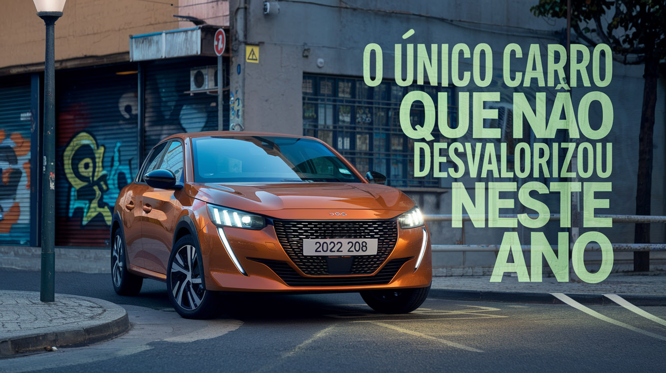 Peugeot 208 é o único seminovo que valorizou no Brasil em 2024, registrando aumento de 1,63% em seu valor, segundo a Mobiauto.