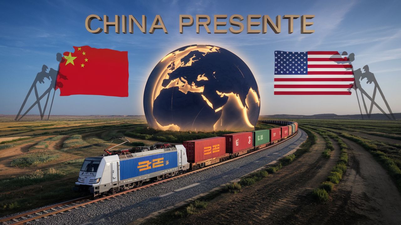 A NOVA Rota da Seda: Como a ferrovia chinesa está redefinindo o PODER global e desafiando os Estados Unidos