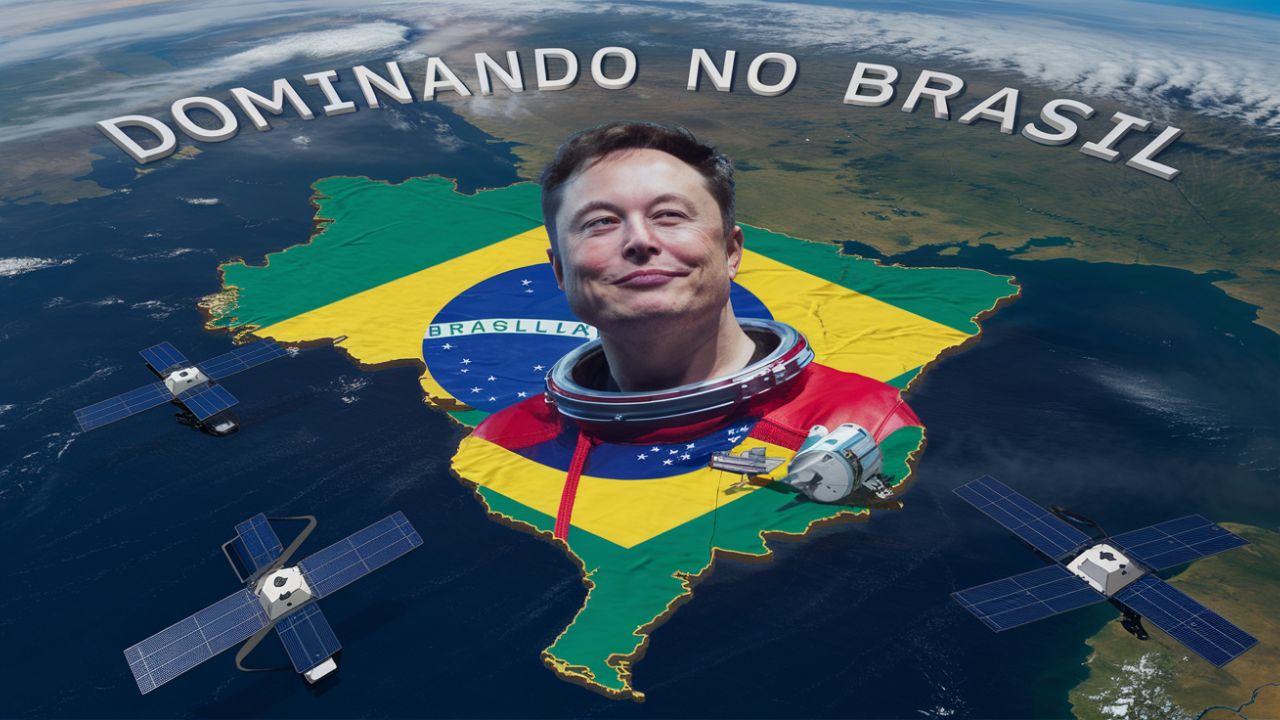 A internet de Elon Musk transforma o BRASIL: Starlink domina 57% do mercado e conecta até as regiões mais isoladas