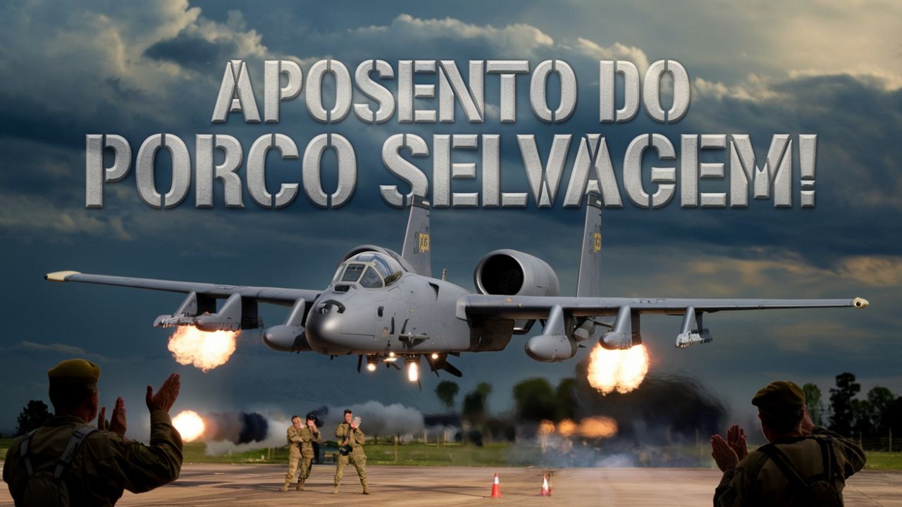 Avião A-10 Warthog: O incrível salvavidas dos campos de batalha que o pentágono quer aposentar!