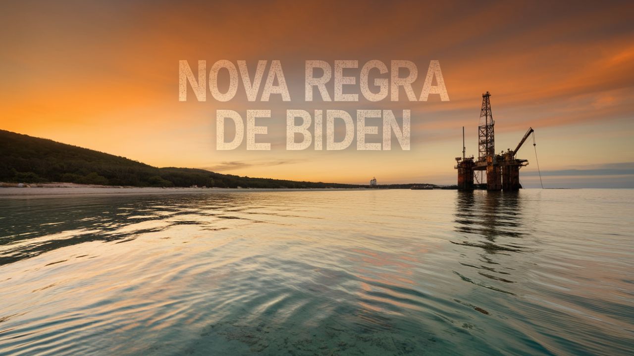 Biden declara guerra ao petróleo: Proíbe novas perfurações e protege costas dos EUA contra desastres ambientais