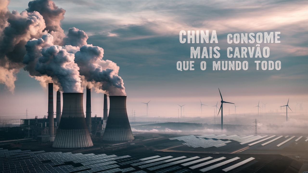 China lidera em energias renováveis, mas bate recorde no consumo de carvão e AMEAÇA FUTURO do clima global