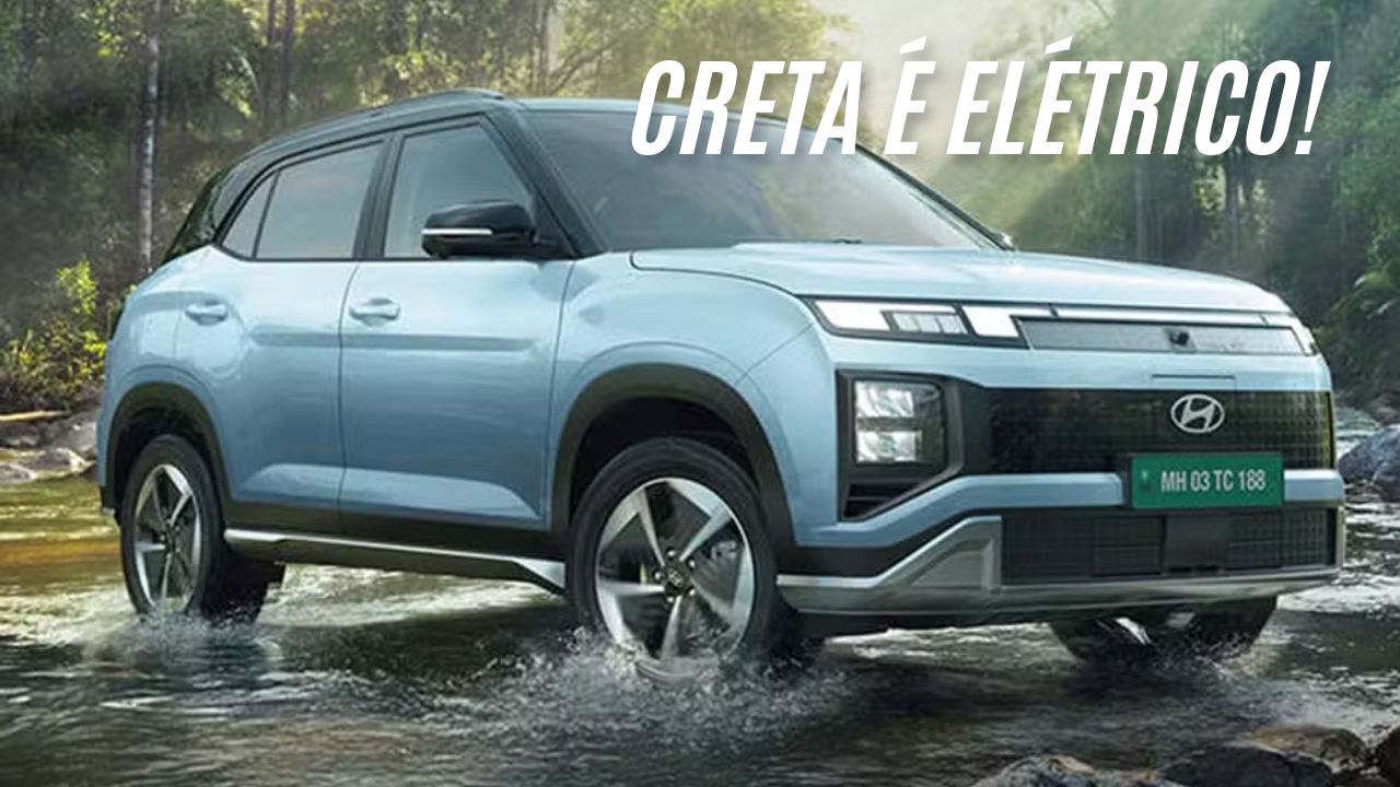 Com motor de 138 cv, bateria de 45 kWh e estreia marcada para 17 de janeiro, o Hyundai Creta elétrico promete redefinir o mercado de SUVs com design inovador e tecnologia sustentável