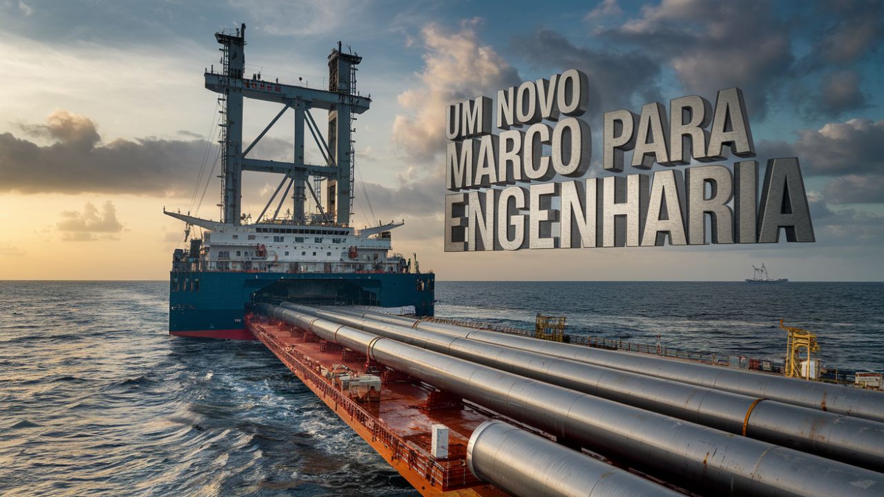 Com uma torre de 150 metros, capaz de manusear estacas de 700 toneladas e projetado para operar em mares extremos, o maior navio de cravação de estacas do mundo coloca a China na liderança