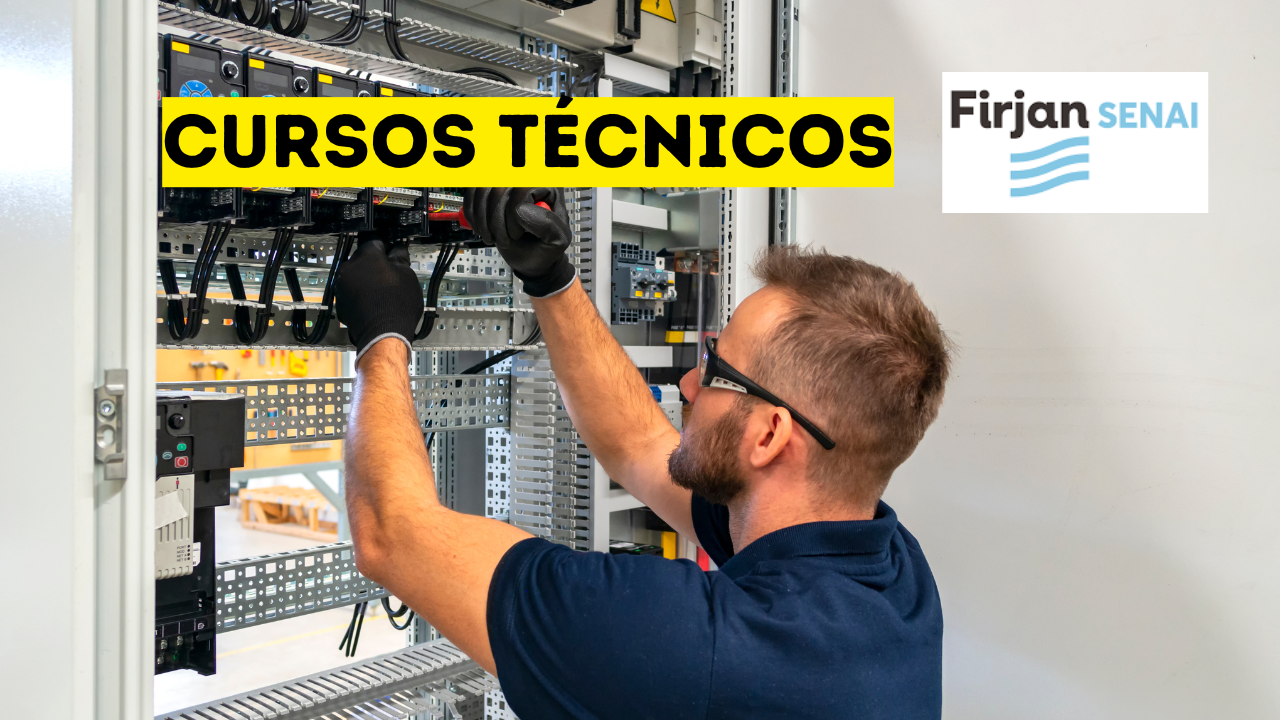 Firjan Senai oferece 3.840 vagas gratuitas em cursos técnicos de nível médio em diversas áreas do conhecimento no Estado do Rio.