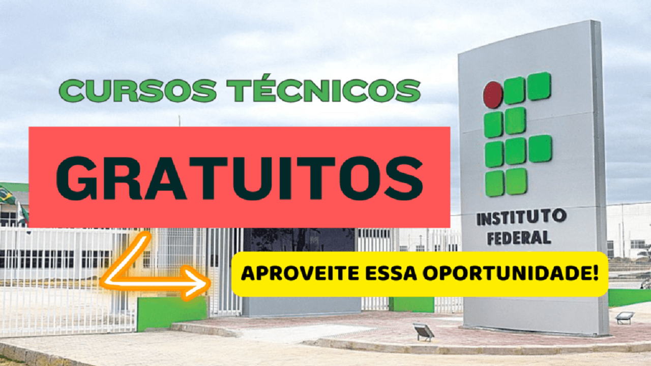 Instituto Federal abre 3.000 vagas em cursos técnicos a distância (EaD)