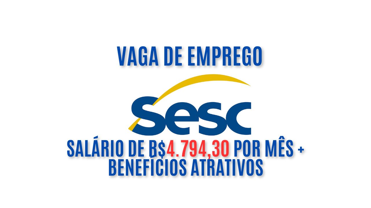 Trabalhe no Sesc 40 horas semanais e receba R$4.794,30 por mês + benefícios atrativos; Saiba mais sobre a vaga de instrutor de atividades físicas no Sesc