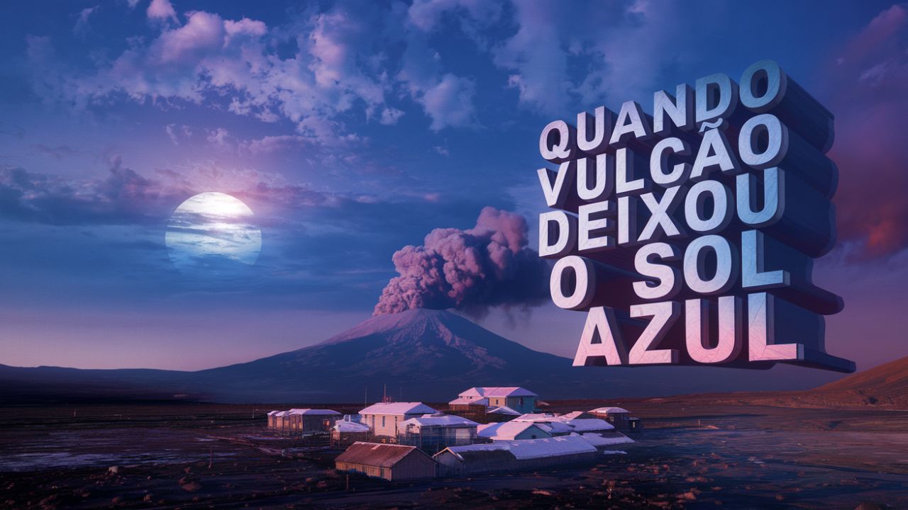 O vulcão que fez o Sol ficar azul e causou uma crise global: Cientistas resolvem mistério de 200 anos