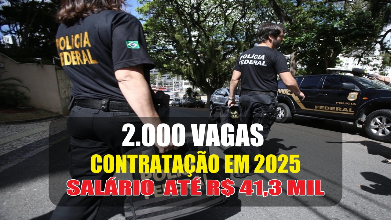 concurso - vagas - PF - Polícia Federal - administrativo