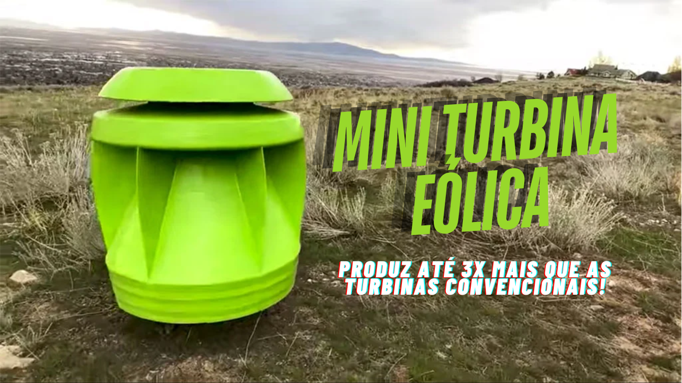mini turbina eólica - energia eólica - energia renovável