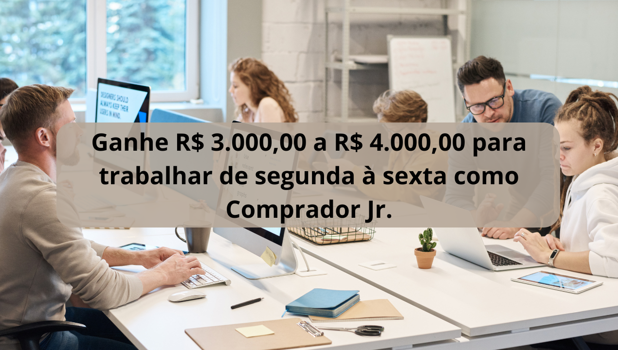 JR Desenvolvimento Humano oferece vaga de emprego para comprador Jr. em Xanxerê, Santa Catarina (SC) com salário atrativo