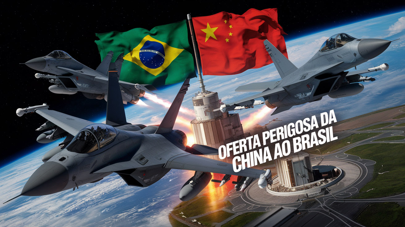 China propõe modernização da FAB em troca de acesso ao Centro de Lançamento de Alcântara; proposta que pode mudar a geopolítica do Brasil.