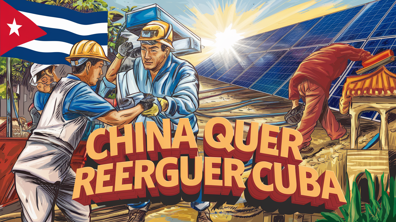 China doa quase 70 toneladas de equipamentos para ajudar Cuba a restaurar seu sistema elétrico em meio a uma crise energética histórica.