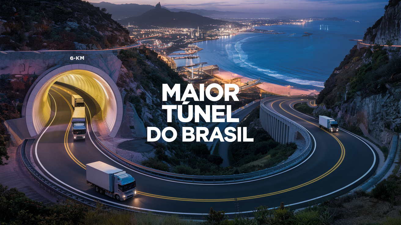SP terá o maior túnel rodoviário do Brasil em 2026! Obra promete revolucionar transporte de cargas e acesso ao litoral.