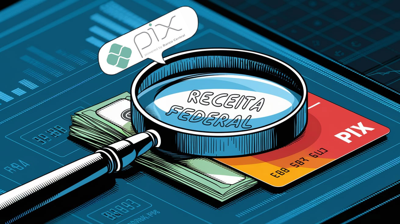 Receita Federal agora monitora PIX e cartões de crédito com novas regras para combater fraudes financeiras. Saiba como isso te afeta!