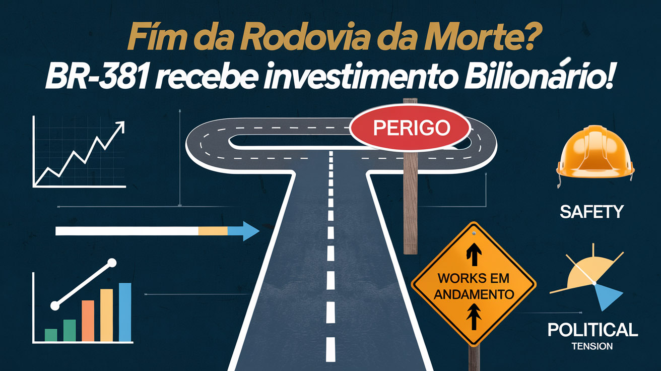 Governo Lula concede BR-381 à iniciativa privada. Obra promete salvar vidas e gera tensões com governadores da oposição.