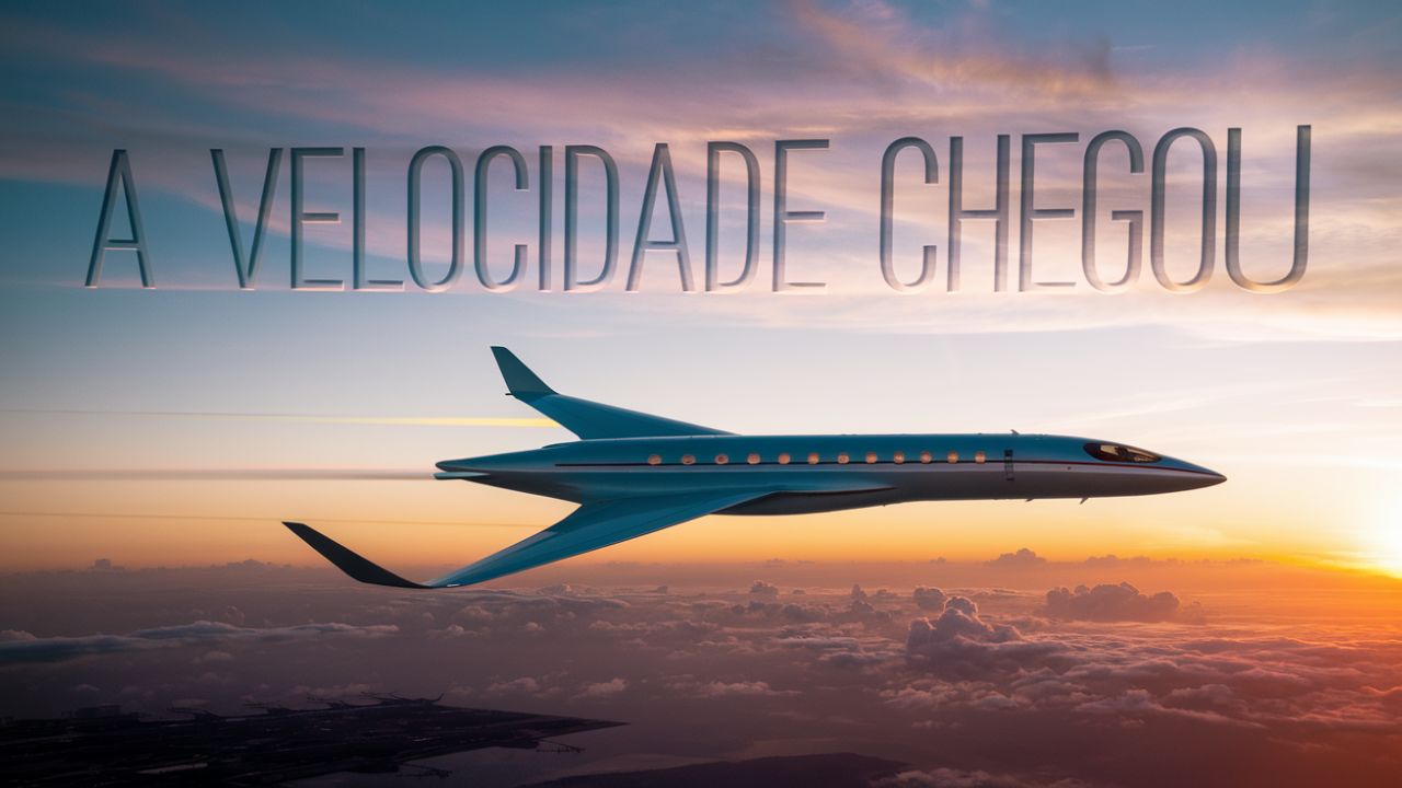 Avião Supersônico está de volta! Startup revoluciona a aviação com 130 aeronaves no radar 