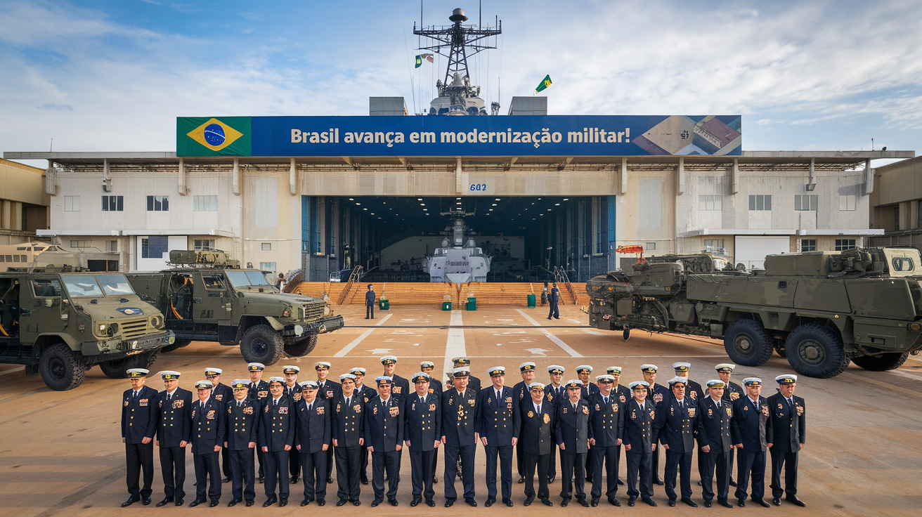 Brasil avança em modernização militar! Marinha inaugura novas instalações no Complexo Naval para reforçar programa estratégico e ampliar capacidade de operação de submarinos