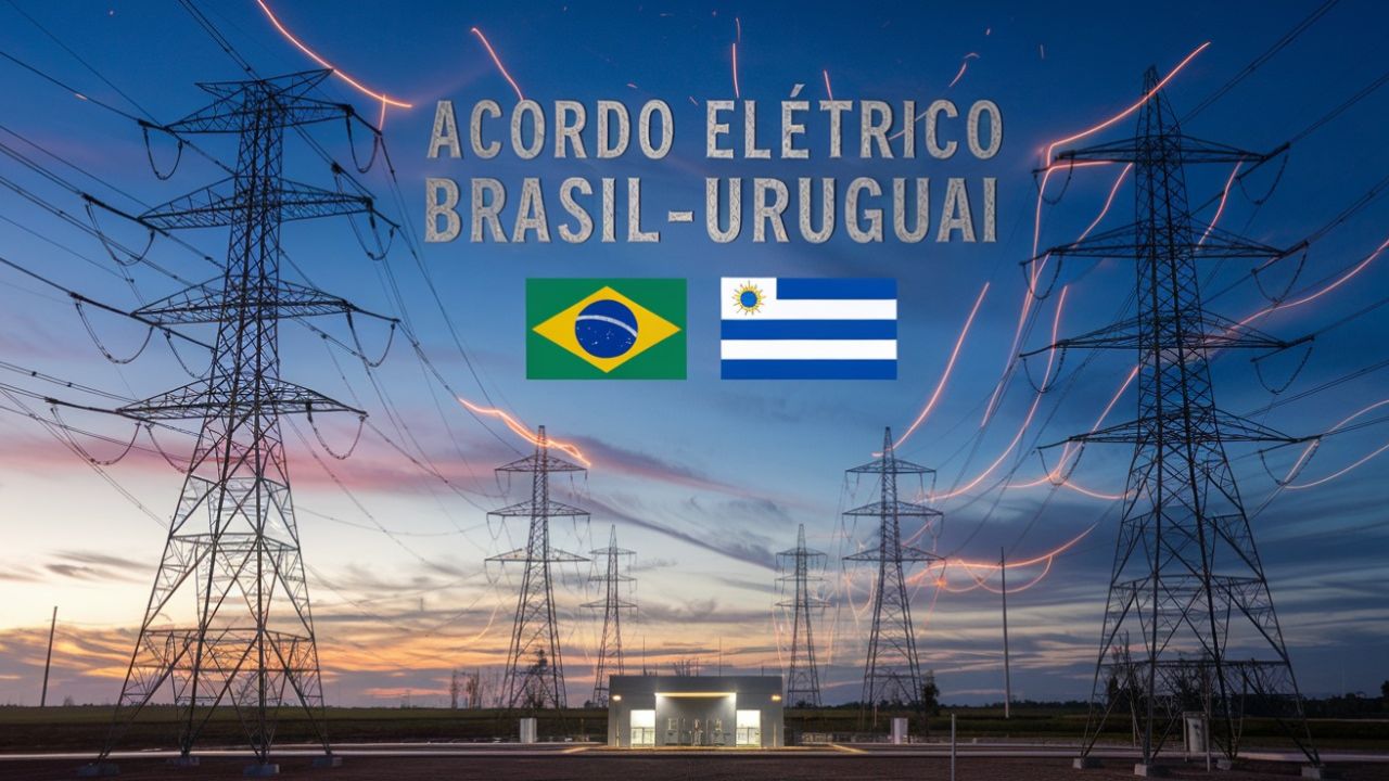 Brasil e Uruguai revolucionam o intercâmbio de energia com acordo histórico que Aumenta Capacidade e Segurança Elétrica!