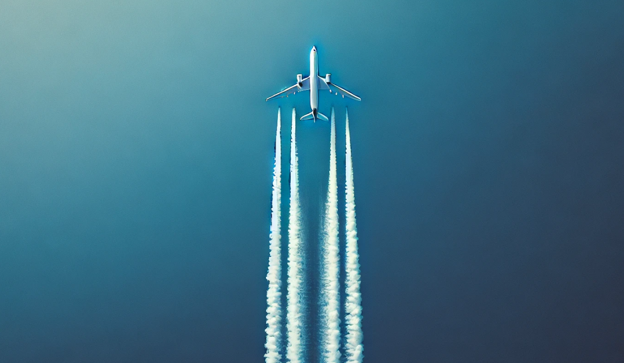 rastros de condensação, Aviação