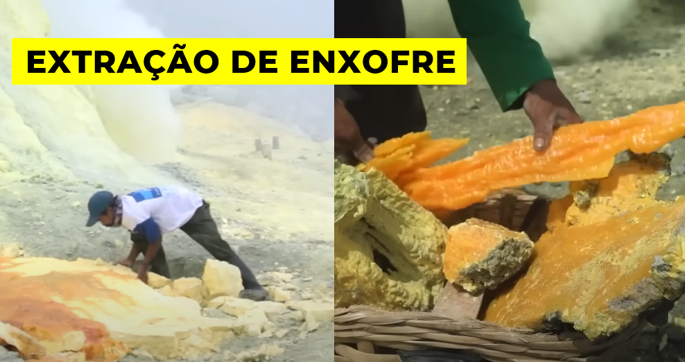 enxofre, mineradores