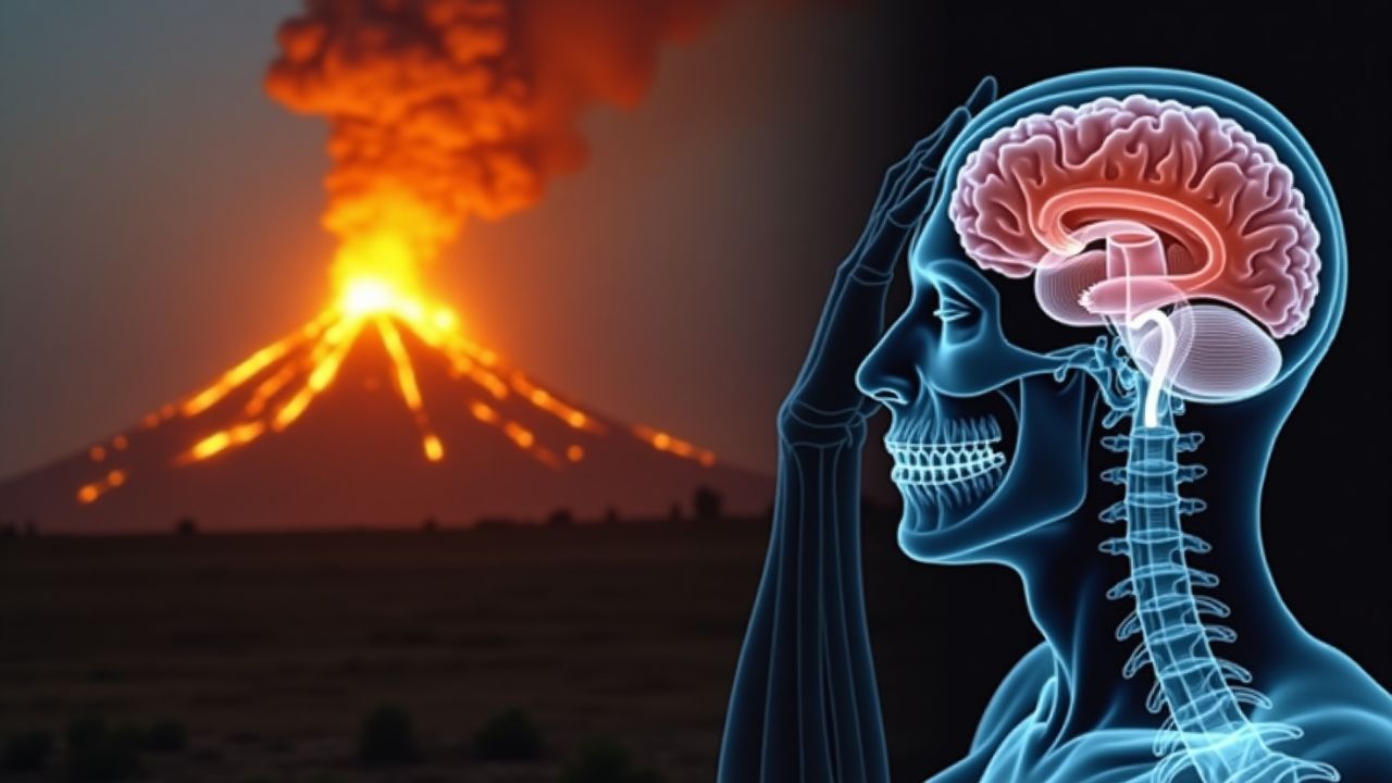 Cérebro de homem vira vidro após erupção vulcânica e intriga cientistas com fenômeno único na Terra