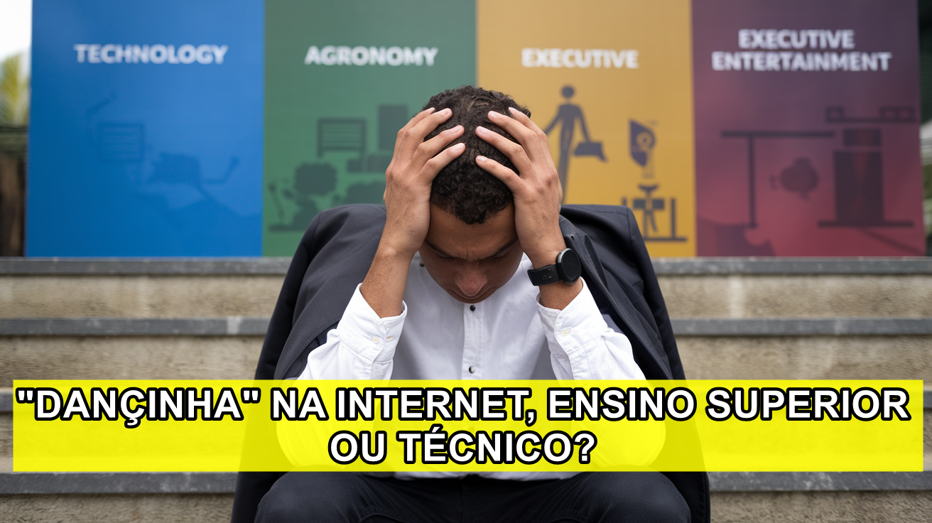Engenaheiro brasileiro que fez faculdade e ensino superior saturado com o mercado de trabalho em cursos inúteis EAD