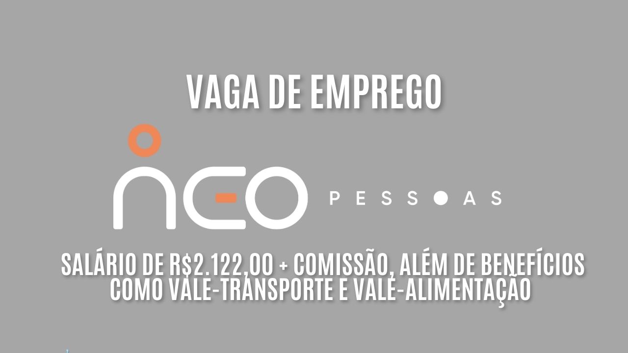 Empresa oferece salário de R$2.122,00 + comissão, além de benefícios como vale-transporte e vale-alimentação para interessados em trabalhar  como vendedor de autopeças; Veja como garantir a vaga na Neo Pessoas