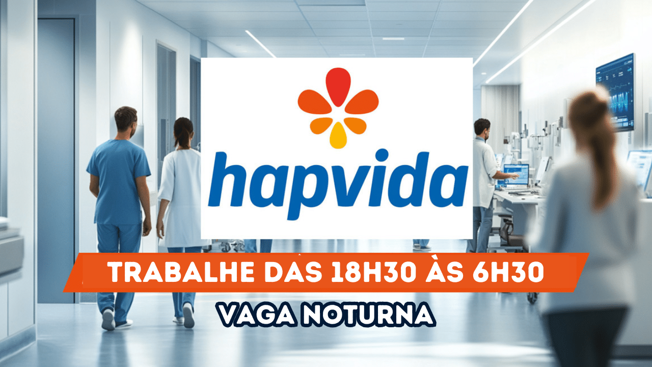 Hapvida possui uma vaga de emprego noturna aberta para Auxiliar de Serviços Gerais em Minas Gerais, oferecendo um bom salário.