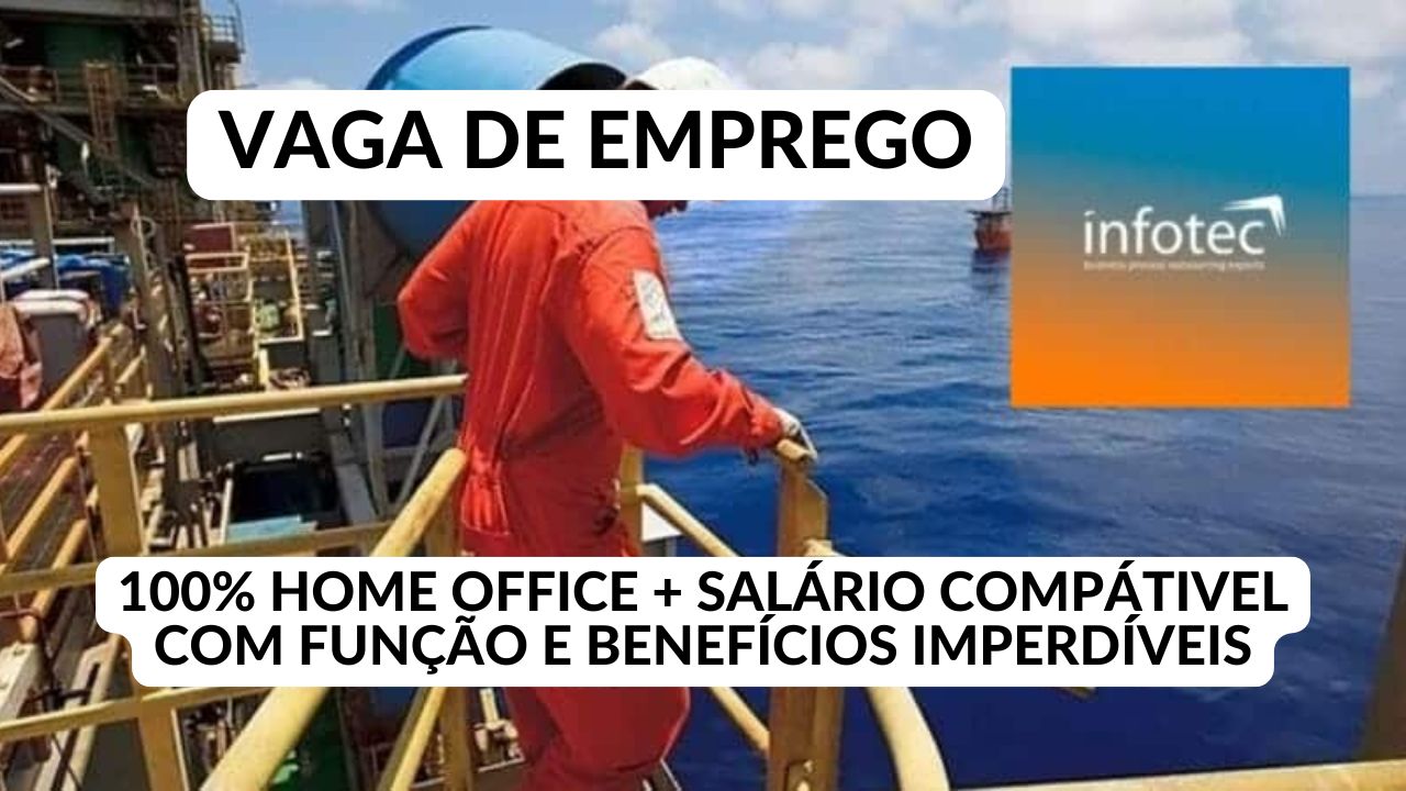 Infotec Brasil abre vaga para Supervisor de Logística e Documentação, 100% Home Office! Confira!