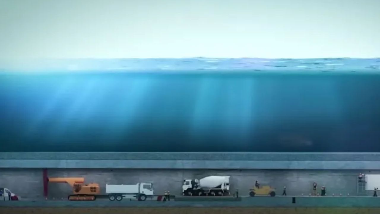O maior 'túnel de lego' do mundo será mergulhado no mar! A construção de US$ 7 bilhões que vai conectar Dinamarca e Alemanha