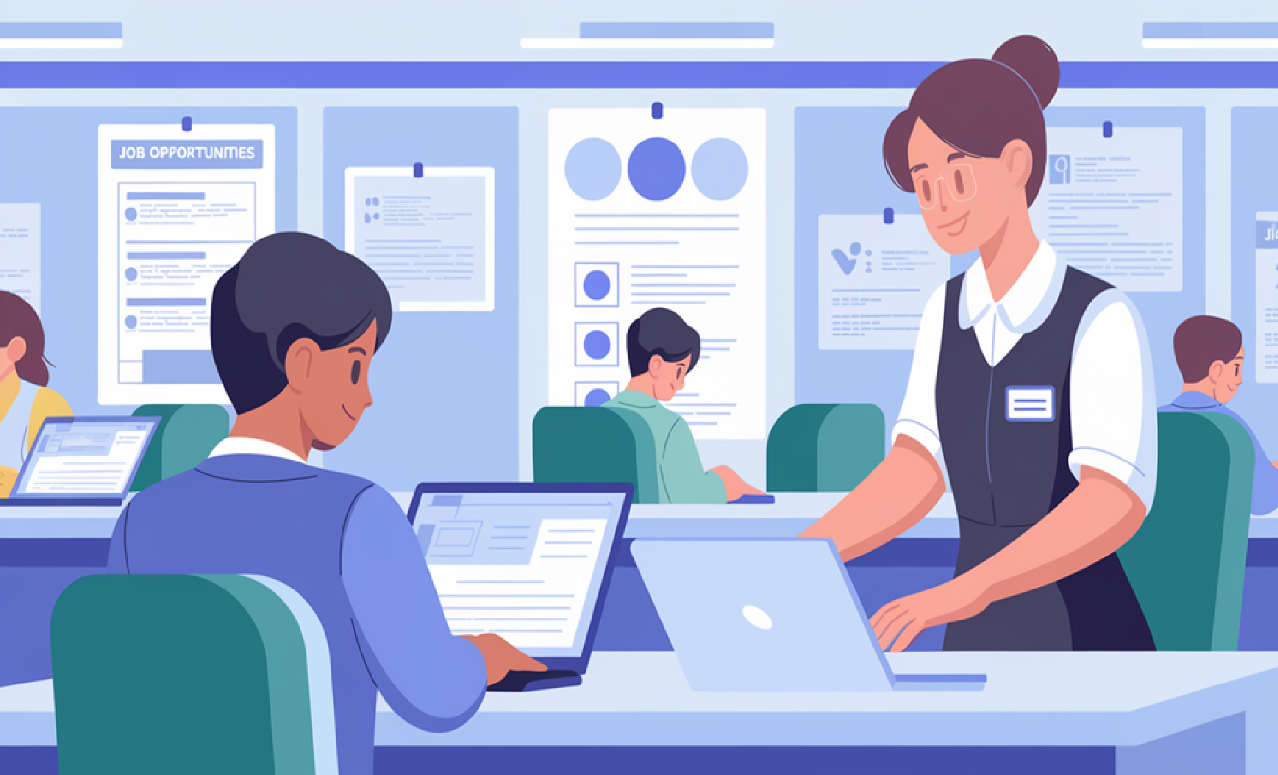 Vagas, atendente, oportunidade