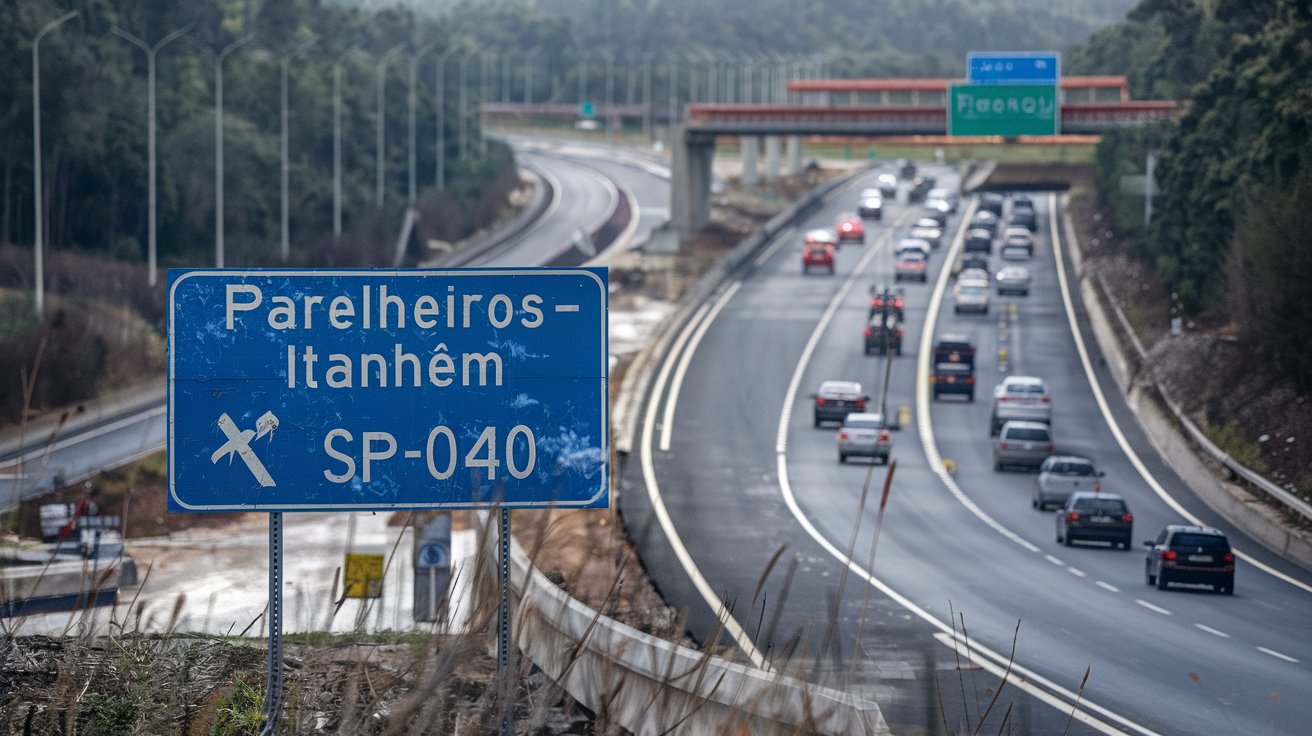 Rodovia SP-040, prometida há mais de cinco décadas para conectar a capital paulista ao litoral sul, permanece apenas no papel.