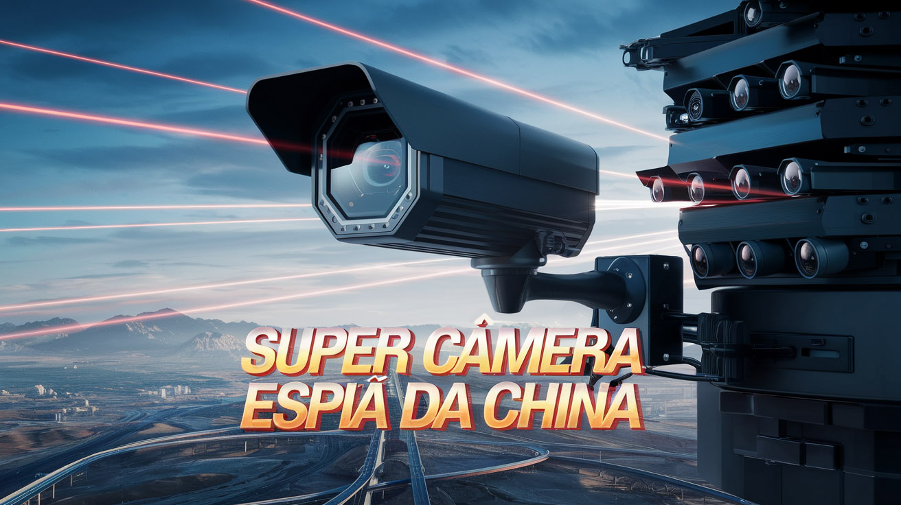 Cientistas chineses desenvolvem câmera LIDAR capaz de identificar detalhes milimétricos a 100 km de distância, revolucionando a vigilância.