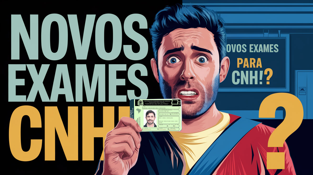 Notícia sobre novos exames para renovar a CNH é falsa! Não houve mudanças na legislação de trânsito. Veja o que realmente acontece.