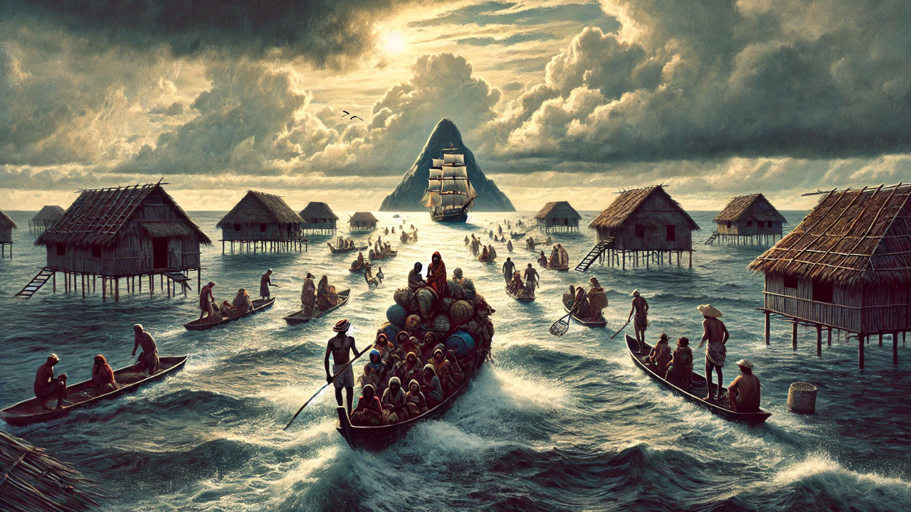 Descubra a história de luta da comunidade Guna, na ilha Gardi Sugdub no Panamá, que está sendo engolida pelo mar devido às mudanças climáticas