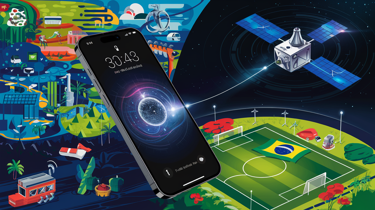 Parceria entre T-Mobile e Starlink oferece internet via satélite para smartphones, ampliando conectividade em áreas remotas.