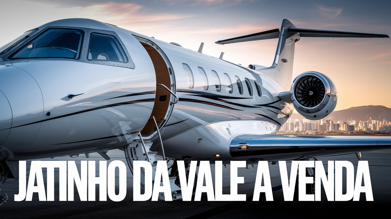 Mineradora Vale coloca jato executivo de luxo à venda por impressionantes R$ 84 milhões. Avião pode voar sem escalas até Paris!