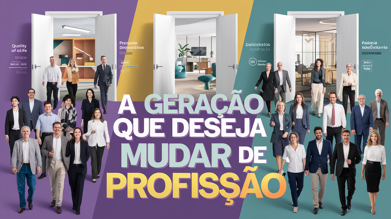 Pesquisa revela que 42% dos brasileiros planejam mudar de carreira em 2025, buscando melhor qualidade de vida e novas oportunidades.